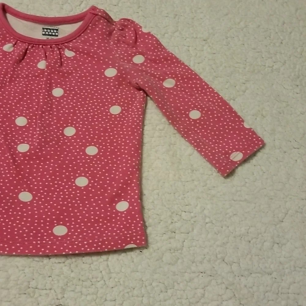 Old Navy Toddler Girl's Polkadot Long Sleeve Shirt